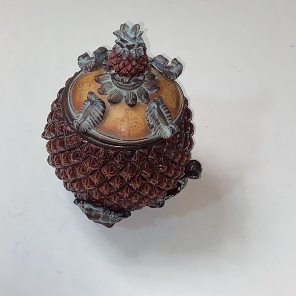 Vintage Rate  Pineapple Trinket / Candy/ Jewelry Bowl